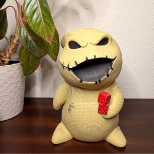 Oogie Boogie Nightmare Before Christmas plastic Piggy Bank Coin Money Holder